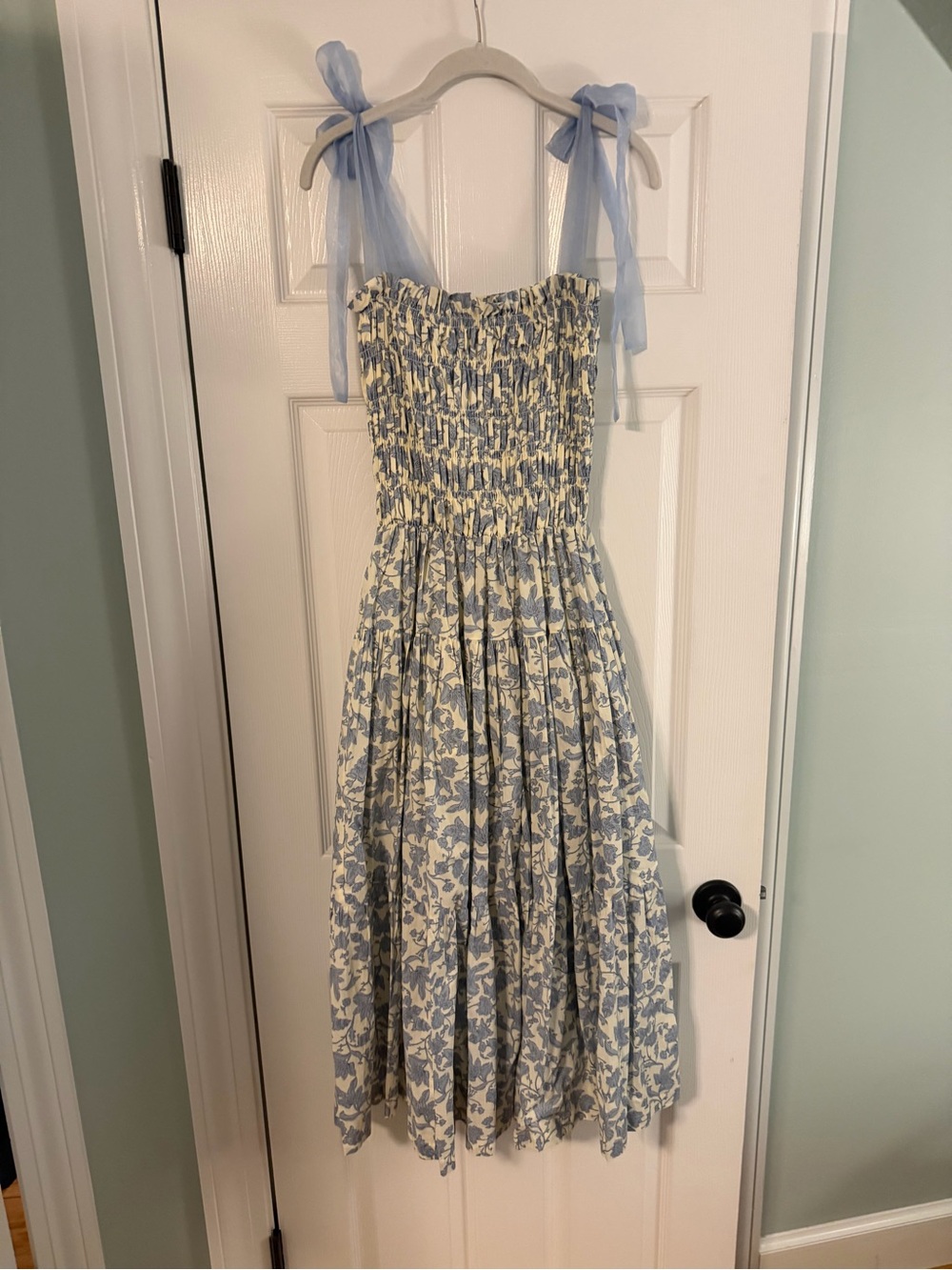 En Saison Blue Floral Tie-Shoulder Sundress - Picture 2 of 2